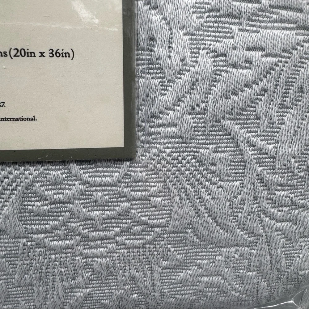 NEW 3 Pc William Morris & Co Bird and Anemone Light Blue King Duvet Set Textured